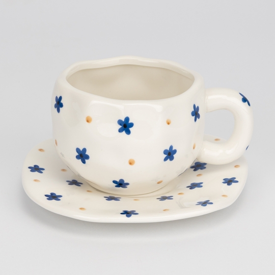 Чашка з блюдцем 