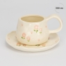 Чашка з блюдцем 