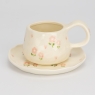 Чашка з блюдцем 