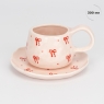 Чашка с блюдцем «Розовый аромат», 300 мл (9295-009)