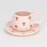 Чашка с блюдцем «Розовый аромат», 300 мл (9295-009)