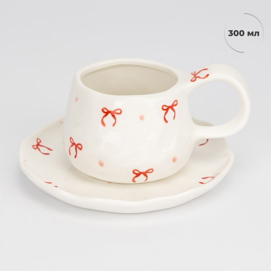 Чашка з блюдцем 