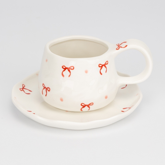 Чашка з блюдцем 