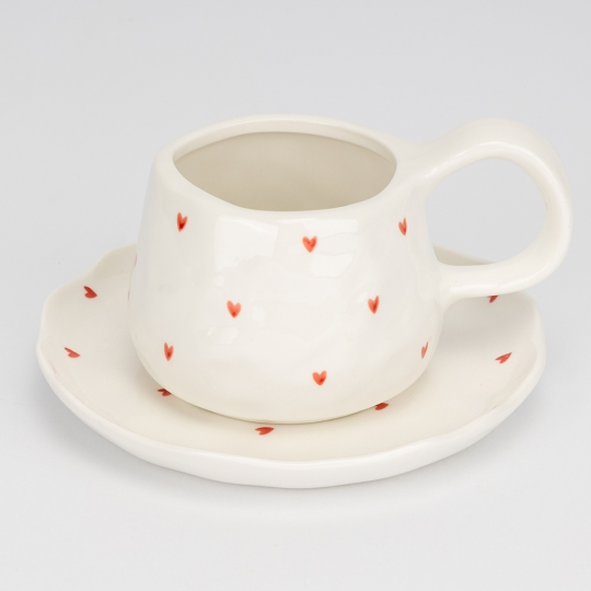 Чашка з блюдцем 
