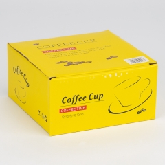 Чашка з блюдцем "Ніжний бантик", 200 мл (9295-013)