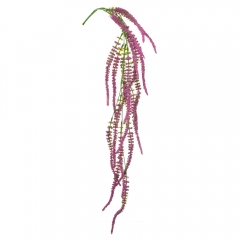 Штучна ампельна гілка з квітів, темно-бузкова, 87 см (8717-008)