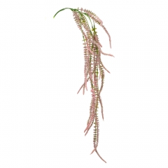 Штучна ампельна гілка з квітів, рожева, 87 см (8717-010)