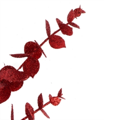 Декоративна гілка "Різдвяний настрій" червона (6015-004)