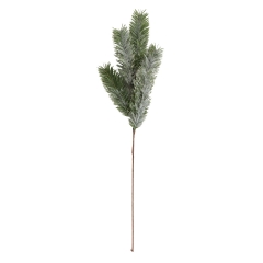 Декоративна гілка «Гілка сосни в снігу» (6015-007)