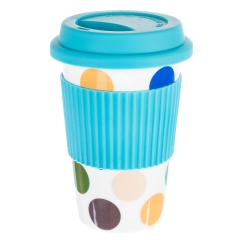 Керамічна чашка "Кольори веселки - синій"" (010RA-B)