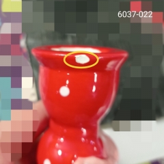 УЦІНКА Підсвічник "Новорічний бантик", 10,7 см (Тріщини,скол фарби) (00BR-6037-022)