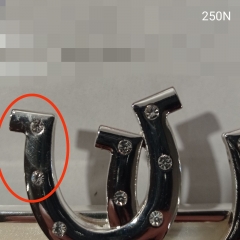 УЦІНКА Фоторамка "Підковки" (19*19, ф - 18*13 см) (Потертості,тріщина на склі) (00BR-250N/1)