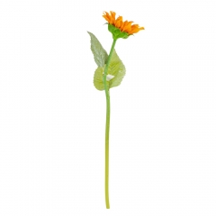 Искусственный подсолнечник, оранжевый, 60 см (9213-013)