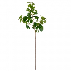 Штучна гілка “Гінкго Білоба”, зелена, 90 см (9207-009)