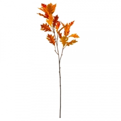 Штучна гілка дуба, жовтогаряча, 95 см (9207-034)