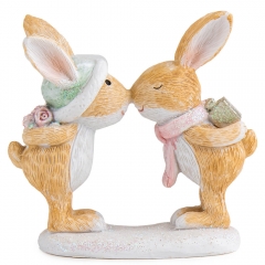 Статуэтка "Чувства зайчат", 9,5 см (2007-211)