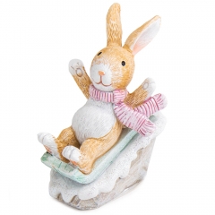 Статуетка "Новорічний кролик", 11 см (2007-214)