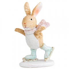 Статуетка "Зайченя на ковзанах", 10 см (2007-216)
