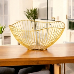 УЦІНКА Фруктівниця "Металева витонченість", 26,5 см (Здерте фарбування із зовнішної сторони) (00BR-9202-001)