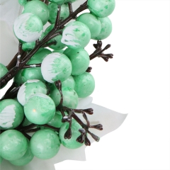 Вінок "Зимовий ярмарок" бірюзовий (2010-143)