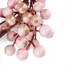 Вінок "Зимовий ярмарок" світло-рожевий (2010-150)