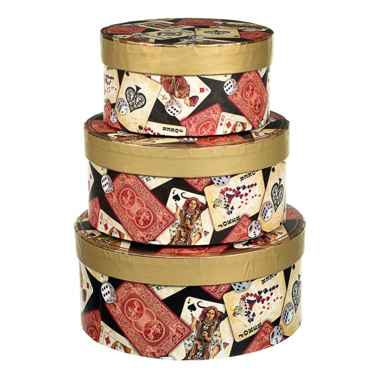 УЦІНКА Набір коробок «Азарт» 3 шт (Немає однієї кришки на середній коробці) (00BR-8427-001)