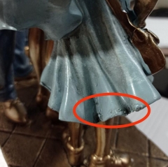 УЦІНКА Статуетка "Дружня родина", 35,5 см (Плями на спині,дефект лиття) (00BR-2007-258)