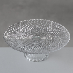 Тортівниця "Кришталевий візерунок", 25,5*9,5 см (9269-015)