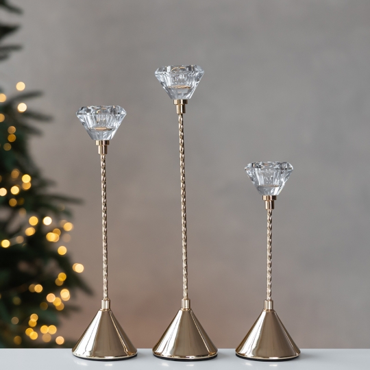 Набір з 3 підсвічників 