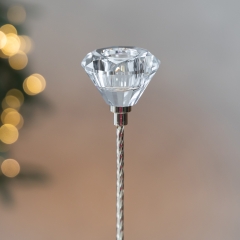 Набір з 3 підсвічників "Кришталева корона", 31 см (9285-001)