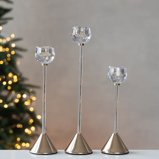 Набір з 3 підсвічників 