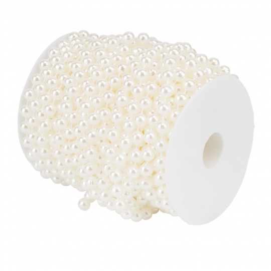 Гірлянда з намистин, біла, 15 м (9275-002) Гірлянда з намистин, біла, 15 м (9275-002)