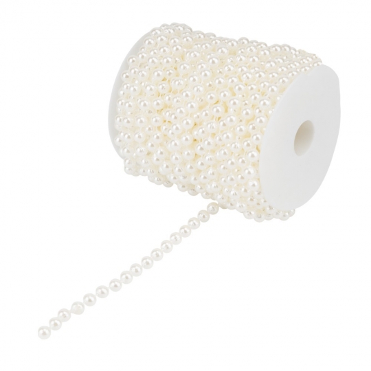 Гірлянда з намистин, біла, 15 м (9275-002) Гірлянда з намистин, біла, 15 м (9275-002)