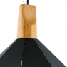 Люстра подвес черная с полигональным дизайном (ZD038B/D300 (black)) (ZD038B/D300 (black))