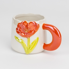 Кружка "Помаранчевий тюльпан", 400 мл (4013-004)