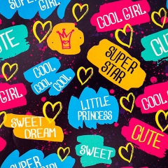 Пакувальний папір "Cool Girl" (8418-009)