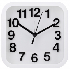 Будильник "Бадьорий ранок", білий, 13 см (2005-095)