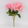 Букет гортензий, 5 бутонов, розовый, 48 см (2026-008/gr.pink)