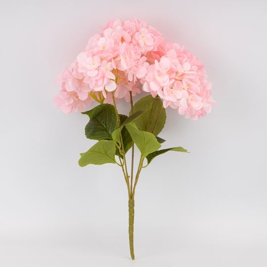 Букет гортензий, 5 бутонов, светло-розовый, 48 см (2026-008/pink) Букет гортензий, 5 бутонов, светло-розовый, 48 см (2026-008/pink)