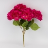 Букет гортензий, 5 бутонов, ярко-розовый, 48 см (2026-008/plum red)