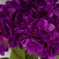 Букет гортензий, 5 бутонов, фиолетовый, 48 см (2026-008/violet)