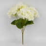 Букет гортензий, 5 бутонов, белый, 48 см (2026-008/white)