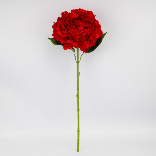 Штучна гортензія, червона, 67 см (2026-009/red)