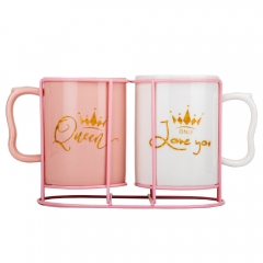 Набор кружек "Love you", 350 мл * Рандомный выбор дизайна (9111-023)