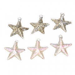 Набір прикрас "Зірки в блискітках" (091NB)