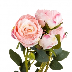 Роза дамская, розовая, 56 см (9023-008)