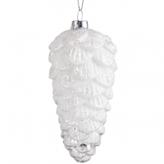 Ялинкова іграшка "Шишка в снігу", 12,5 см (6017-132)