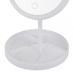 Настільне дзеркало з підсвіткою "Snow", 28 см (9042-003)