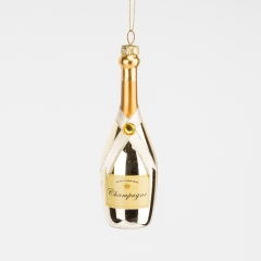 Елочная игрушка "Шампанское", 14 см СПАСЕННАЯ ПОЗИЦИЯ (6043-001)