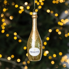 Елочная игрушка "Просекко", 14,5 см СПАСЕННАЯ ПОЗИЦИЯ (6043-005)